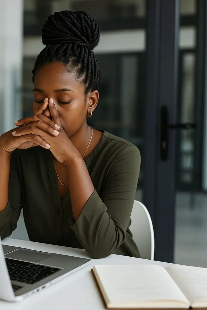 Unisphere Network therapy and wellness services A depressed woman